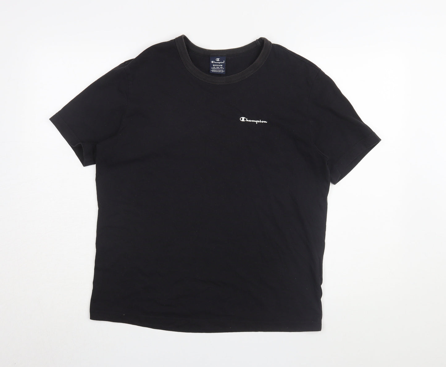 Mens UK Size M Champion Black  T-Shirt