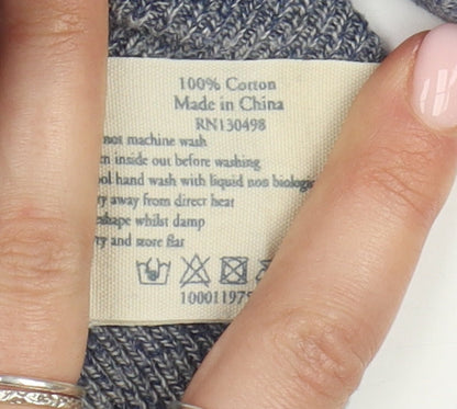 Jack Wills Men's Blue Cotton Crew Neck Pullover Jumper L