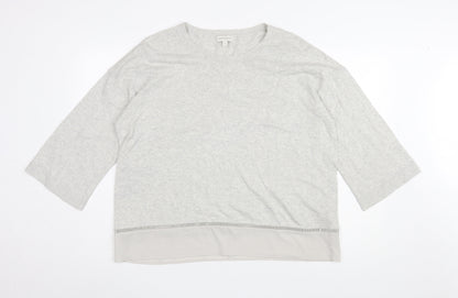 Womens UK Size L Monsoon Grey Pullover Jumper