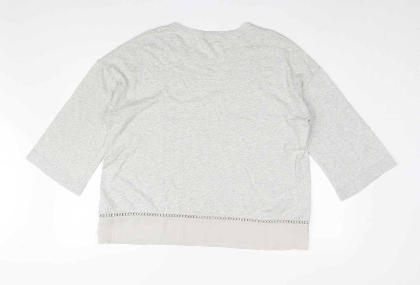 Womens UK Size L Monsoon Grey Pullover Jumper