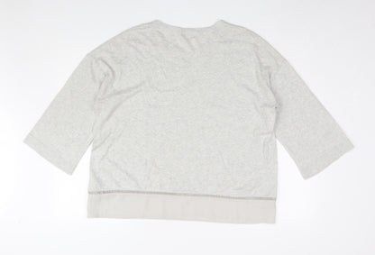 Womens UK Size L Monsoon Grey Pullover Jumper