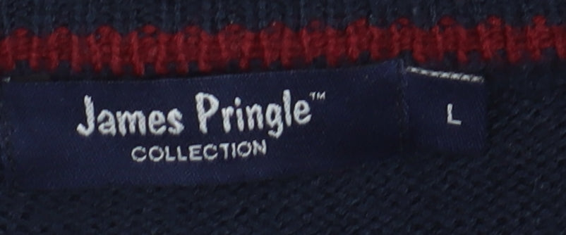 James Pringle Men's Multicolour Fair Isle Pullover Jumper L