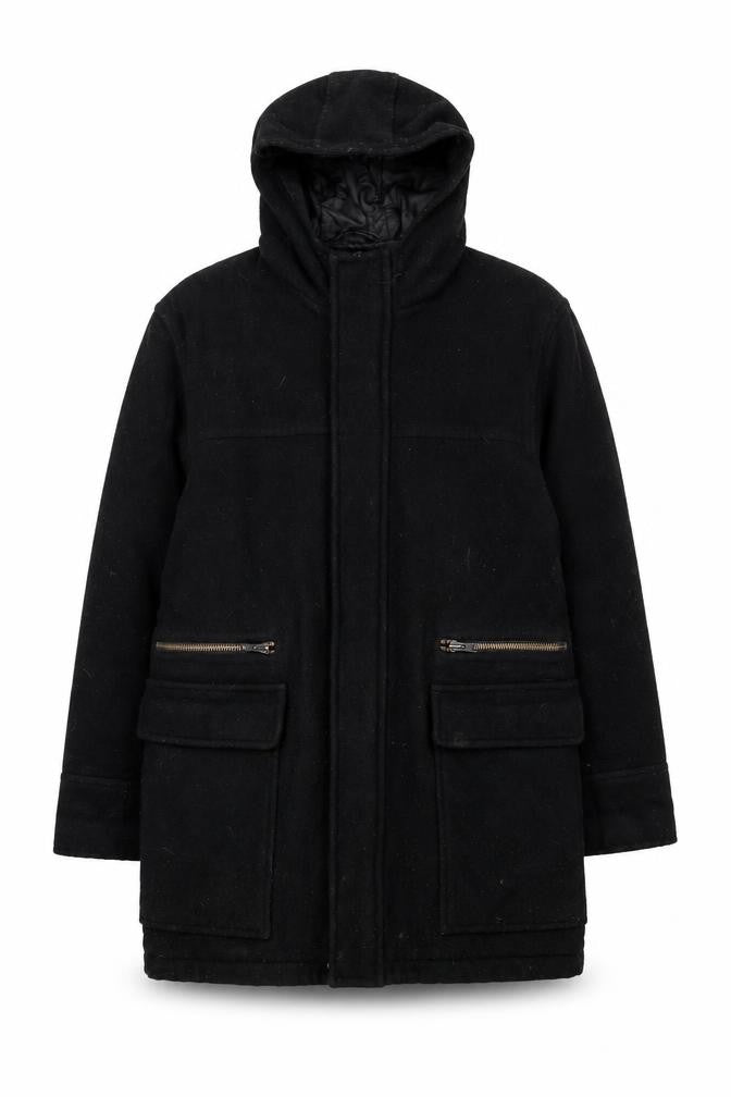 Mens UK Size L NEXT Black Parka Coat