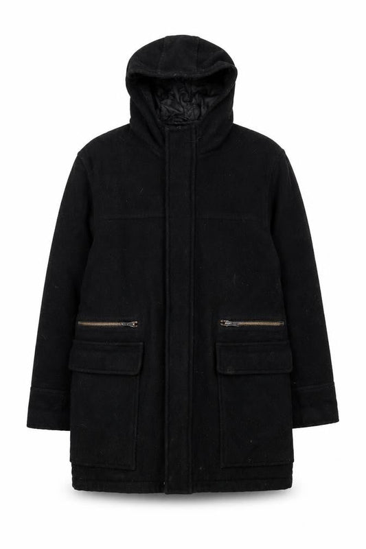 Mens UK Size L NEXT Black Parka Coat
