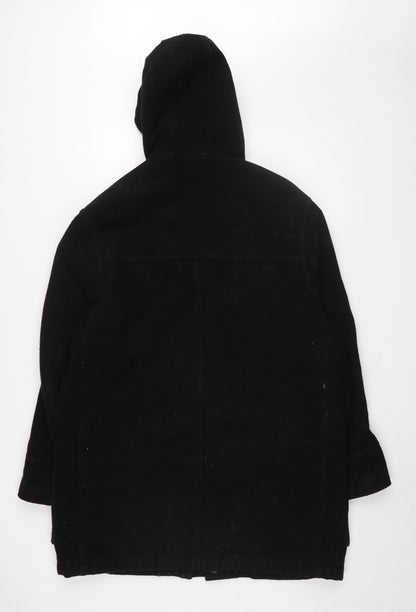 Mens UK Size L NEXT Black Parka Coat