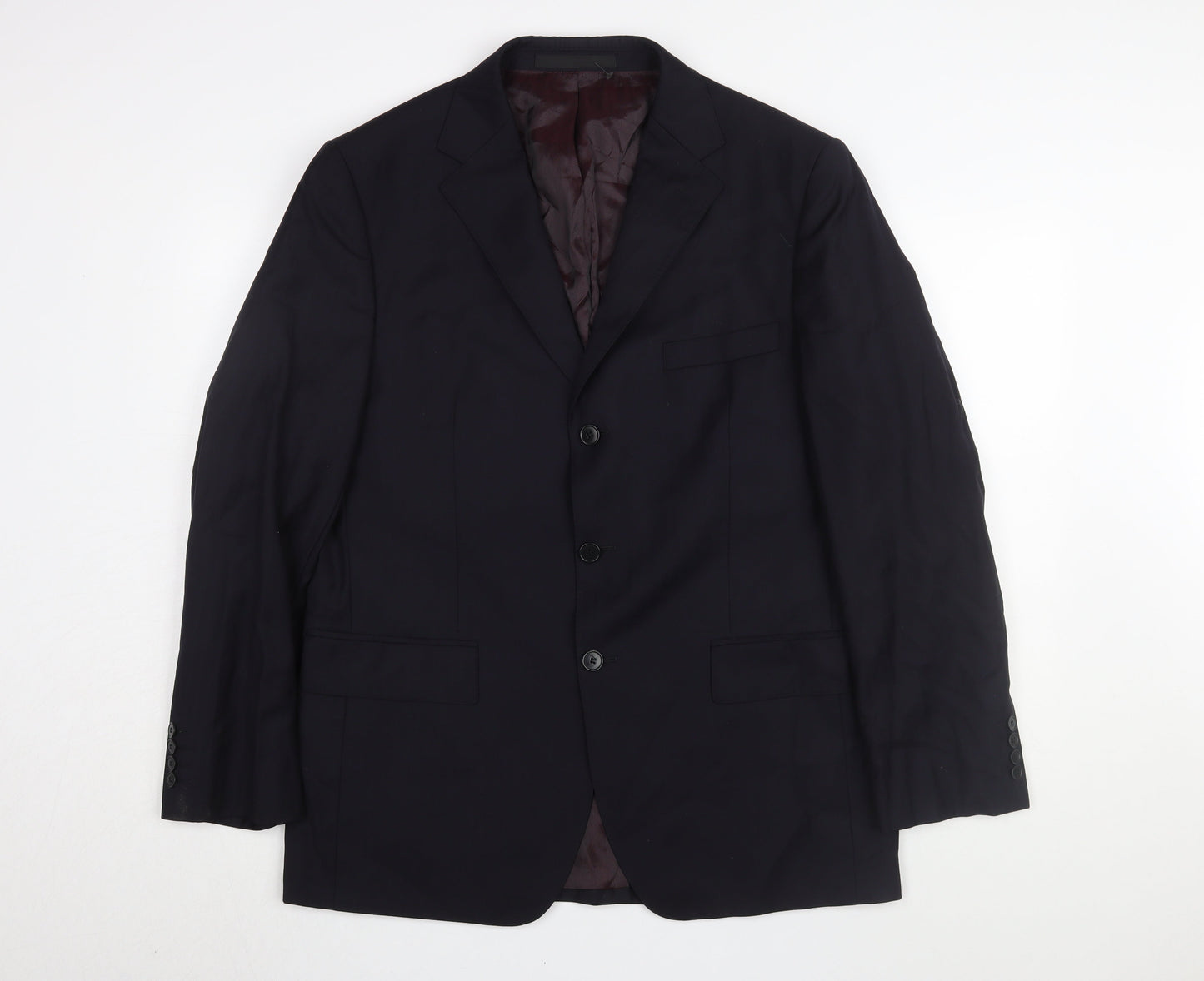 Mens UK Size 42 Marks and Spencer Regular Black Suit Jacket