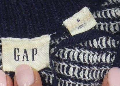 GAP Women's Blue Cardigan S Long Sleeve Knit