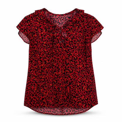 Womens UK Size 14 Dorothy Perkins Red Tunic Blouse