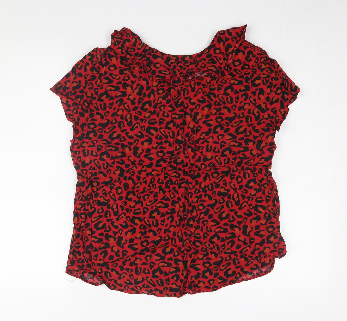 Womens UK Size 14 Dorothy Perkins Red Tunic Blouse
