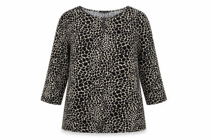 Womens UK Size 14 Dorothy Perkins Black Tunic Blouse