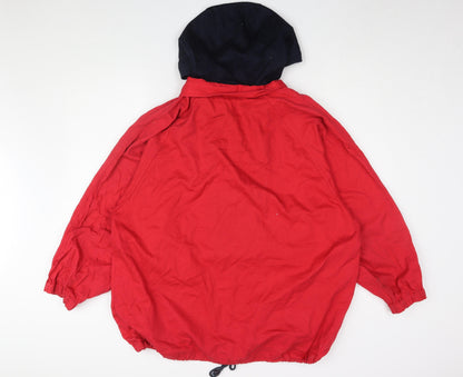Unisex Adults UK Size M Vera Vanessa Red Anorak Coat