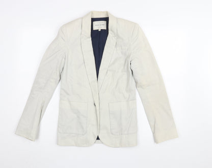 River Island Women's Ivory Blazer Size 8 - Elegant & Stylish