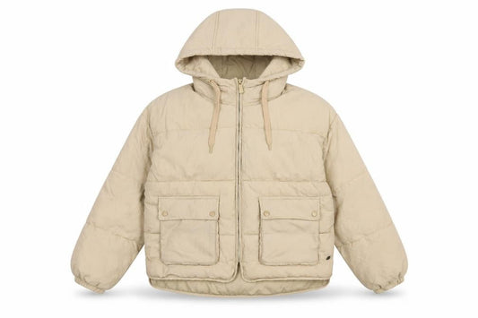 Pacific Republic Women's Beige Puffer Jacket Size 12