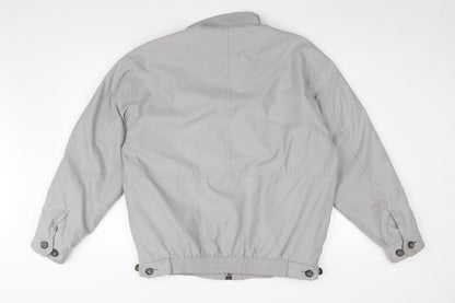 Baracuta Men's Grey Bomber Jacket Size S Polyester