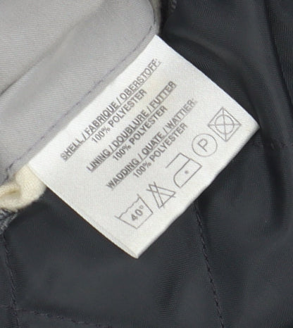 Baracuta Men's Grey Bomber Jacket Size S Polyester