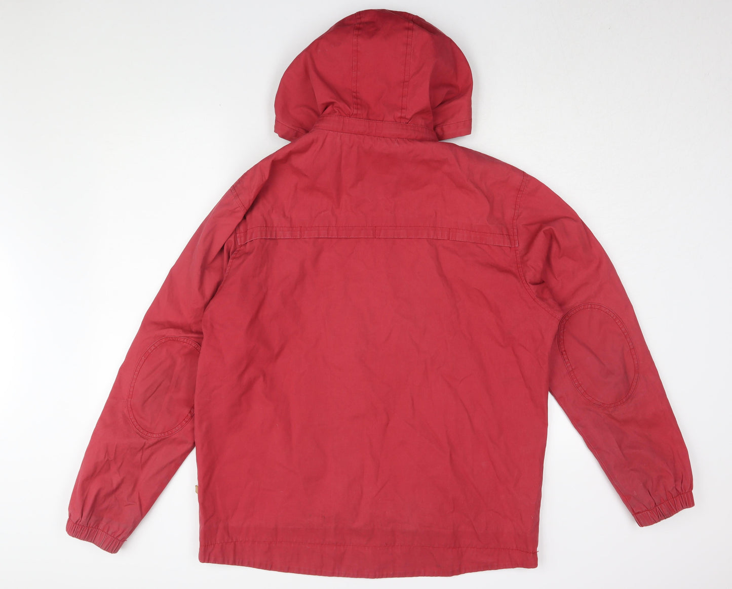 Mens UK Size L Farah Red Windbreaker Coat
