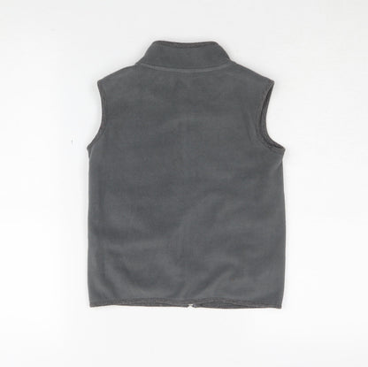 Mr. Cow Kids Boys Grey Sleeveless Jacket 7 Years