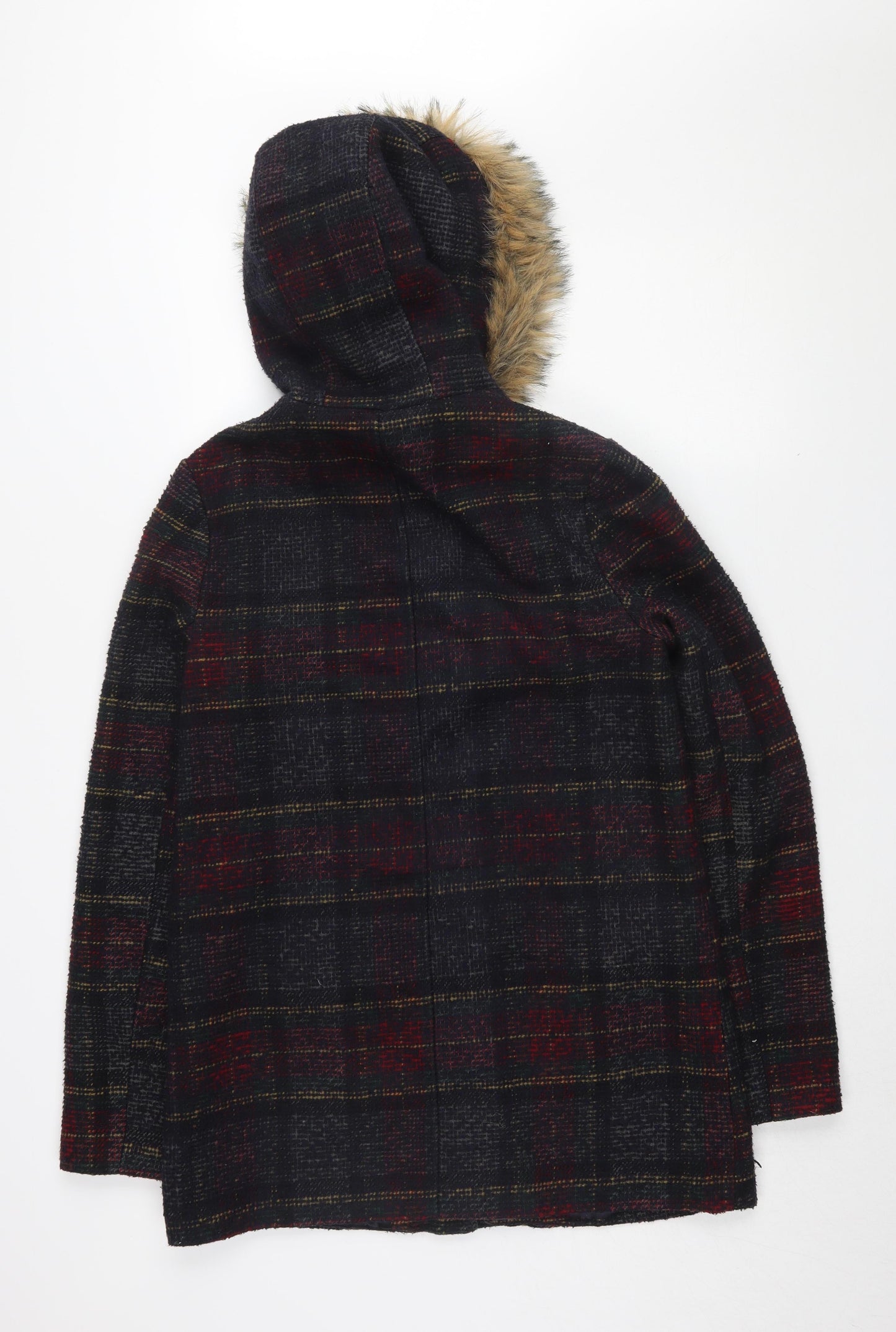 Womens UK Size 10 New Look Multicoloured Parka Coat