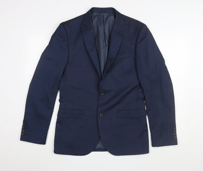 Next Men's Blue Blazer, Size 38R, Formal Wear