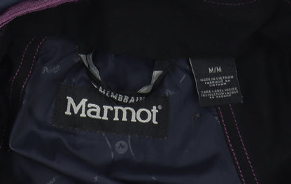 Marmot Women's Purple Hooded Rain Jacket M