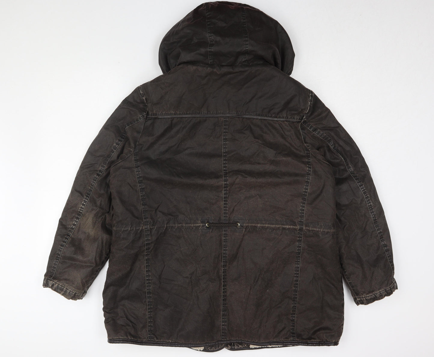 Womens UK Size 20 Marks and Spencer Brown Parka Coat
