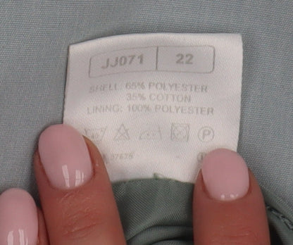 Classics Women's Blue Overcoat Size 22 Plus