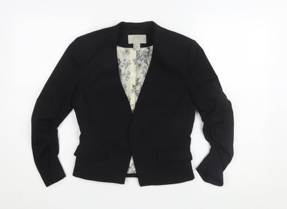 Womens UK Size 6 H&M Black Basic Jacket
