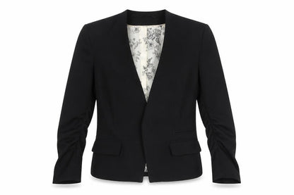 Womens UK Size 6 H&M Black Basic Jacket