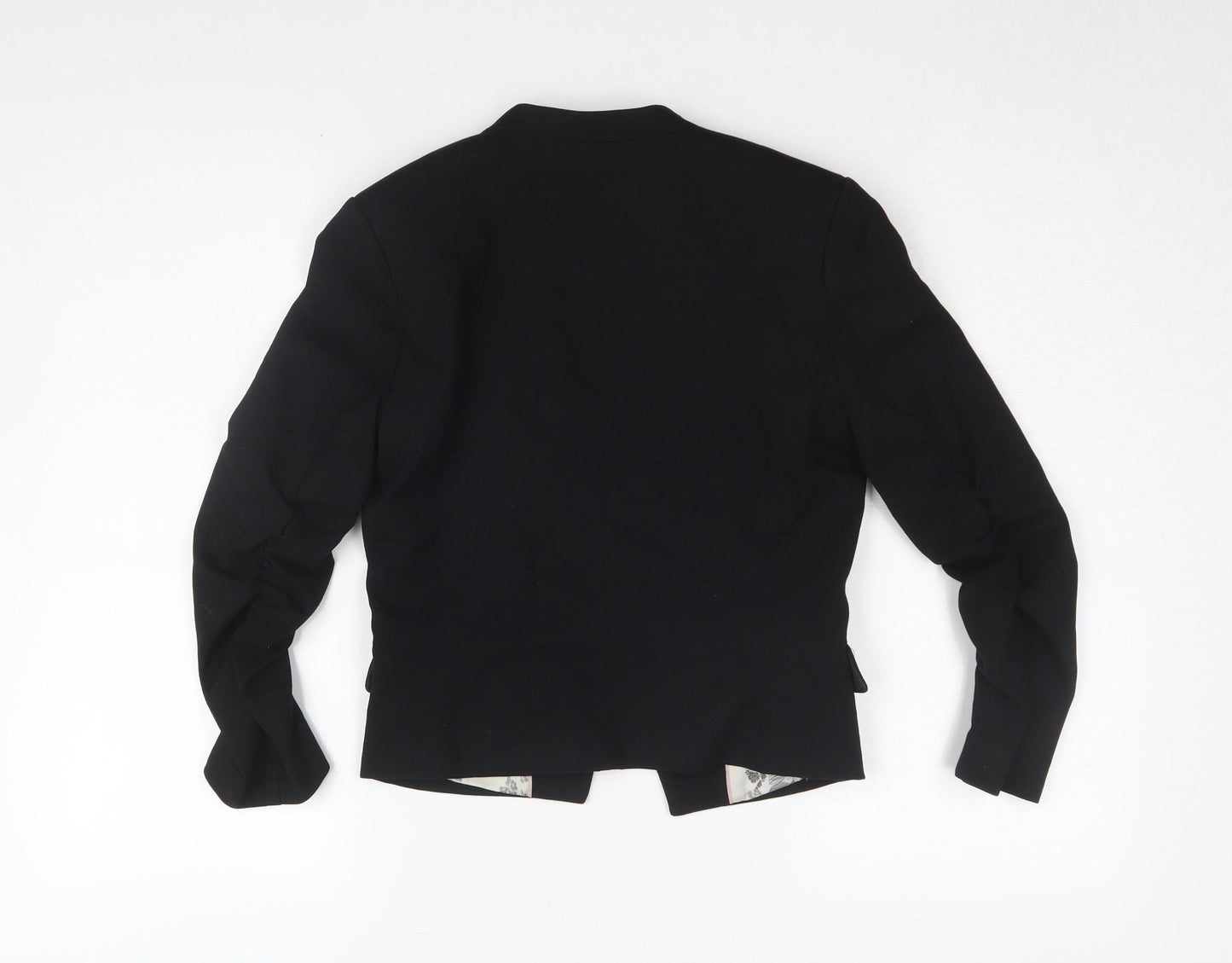 Womens UK Size 6 H&M Black Basic Jacket
