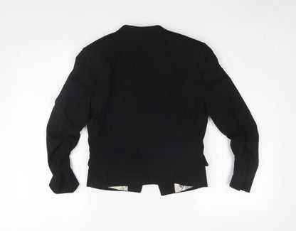 Womens UK Size 6 H&M Black Basic Jacket