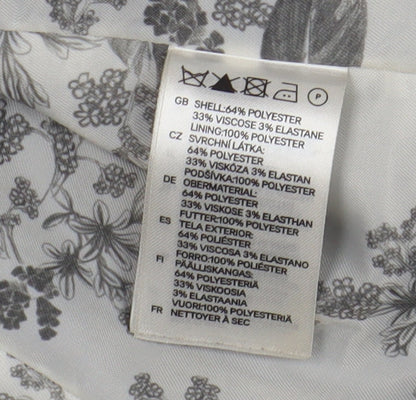 Womens UK Size 6 H&M Black Basic Jacket