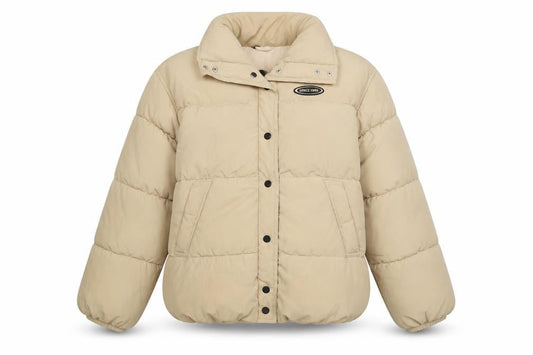 Womens UK Size 2XS H&M Beige Puffer Jacket