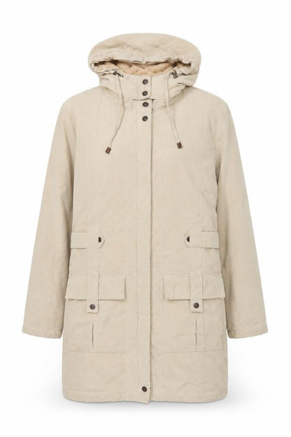 Womens UK Size M Klass Collection Beige Parka Coat