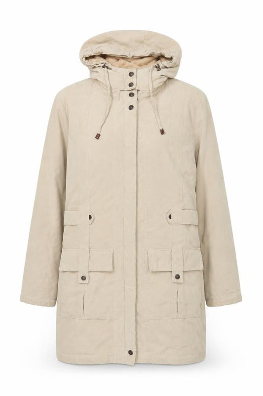Womens UK Size M Klass Collection Beige Parka Coat