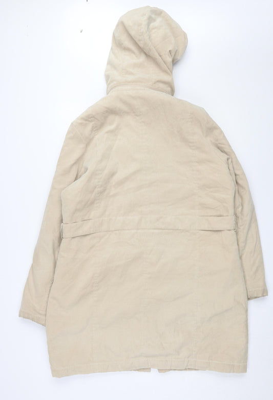 Womens UK Size M Klass Collection Beige Parka Coat