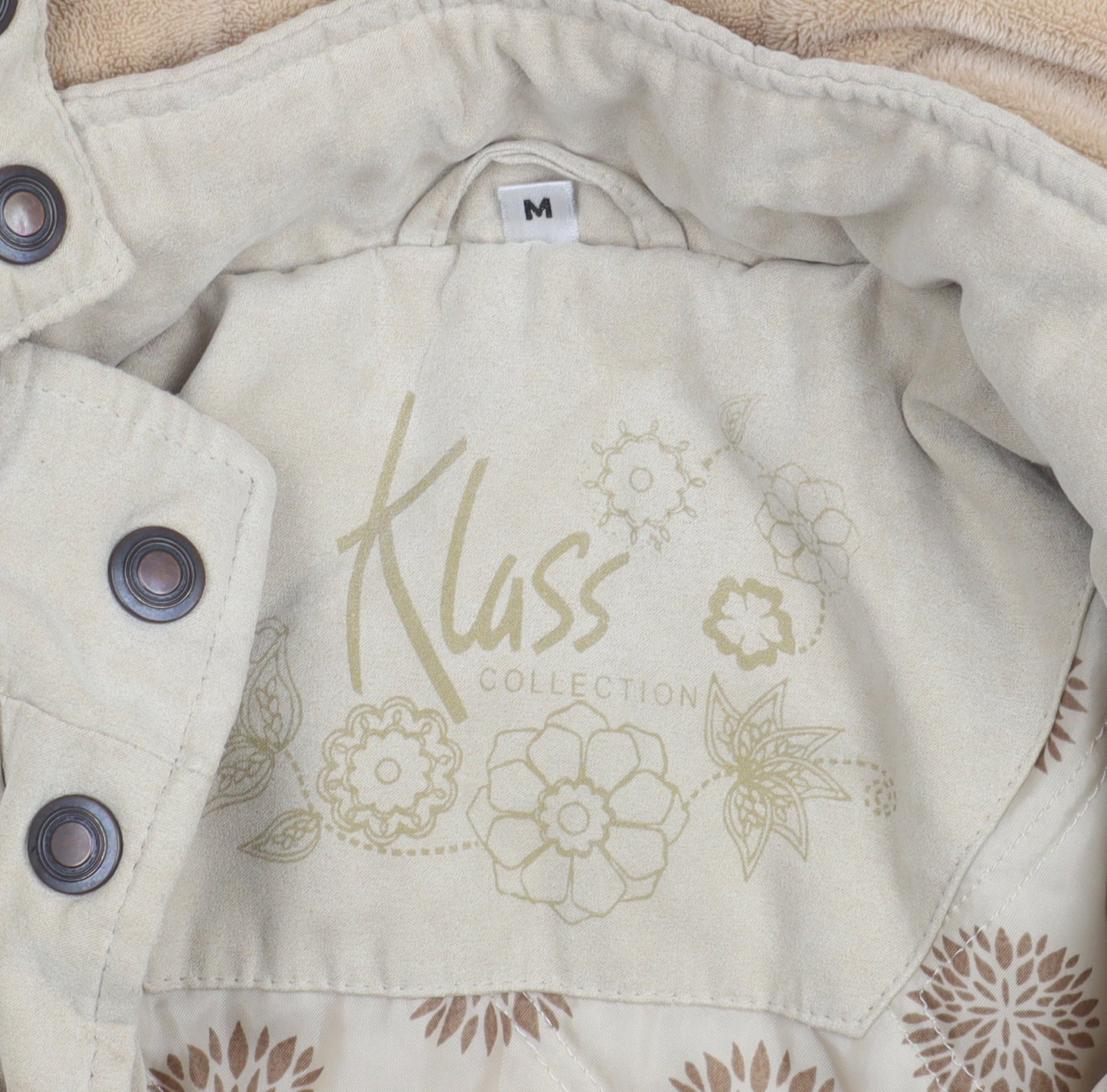 Womens UK Size M Klass Collection Beige Parka Coat