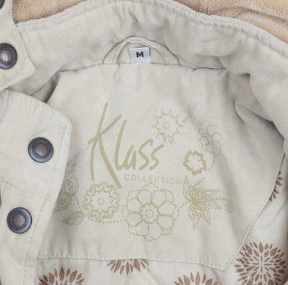 Womens UK Size M Klass Collection Beige Parka Coat