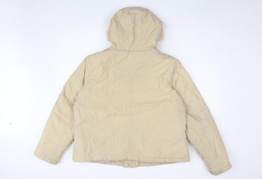 Womens UK Size 20 Dorothy Perkins Beige Puffer Jacket