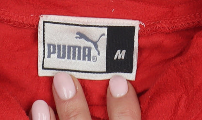 Puma Men's Red Long Sleeve T-Shirt M