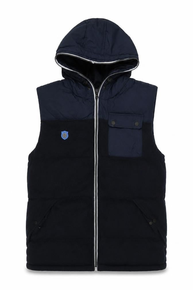 Mens UK Size L Huddersfield Town Official Merchandise Blue Puffer Jacket