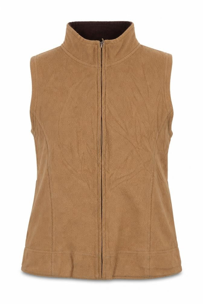 Womens UK Size 14 EWM Brown Vest Sweatshirt