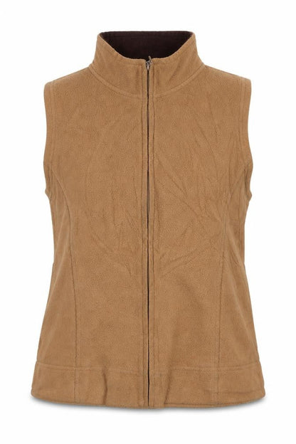 Womens UK Size 14 EWM Brown Vest Sweatshirt
