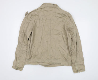 Mens UK Size M Burton Beige Military Jacket
