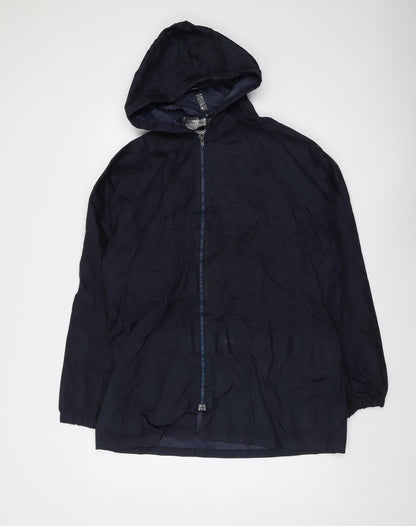 Mens UK Size M Regatta Blue Rain Coat