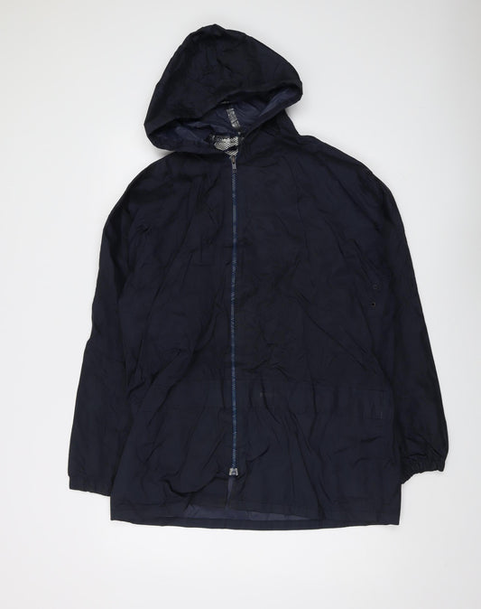 Mens UK Size M Regatta Blue Rain Coat
