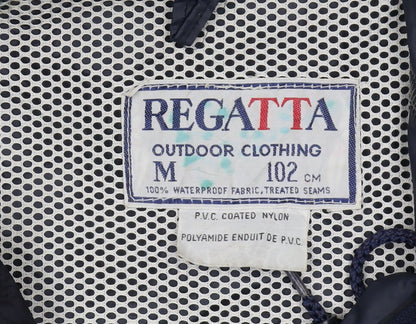 Mens UK Size M Regatta Blue Rain Coat