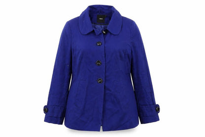 Womens UK Size 10 ASOS Blue Trench Coat