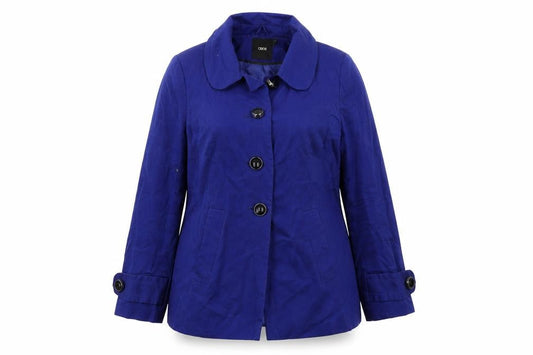 Womens UK Size 10 ASOS Blue Trench Coat