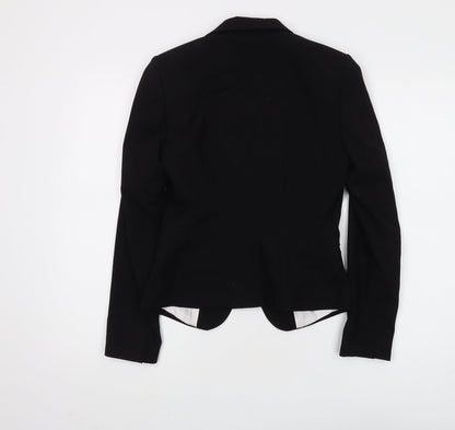 H&M Black Women's Blazer, Size 6, Regular Fit