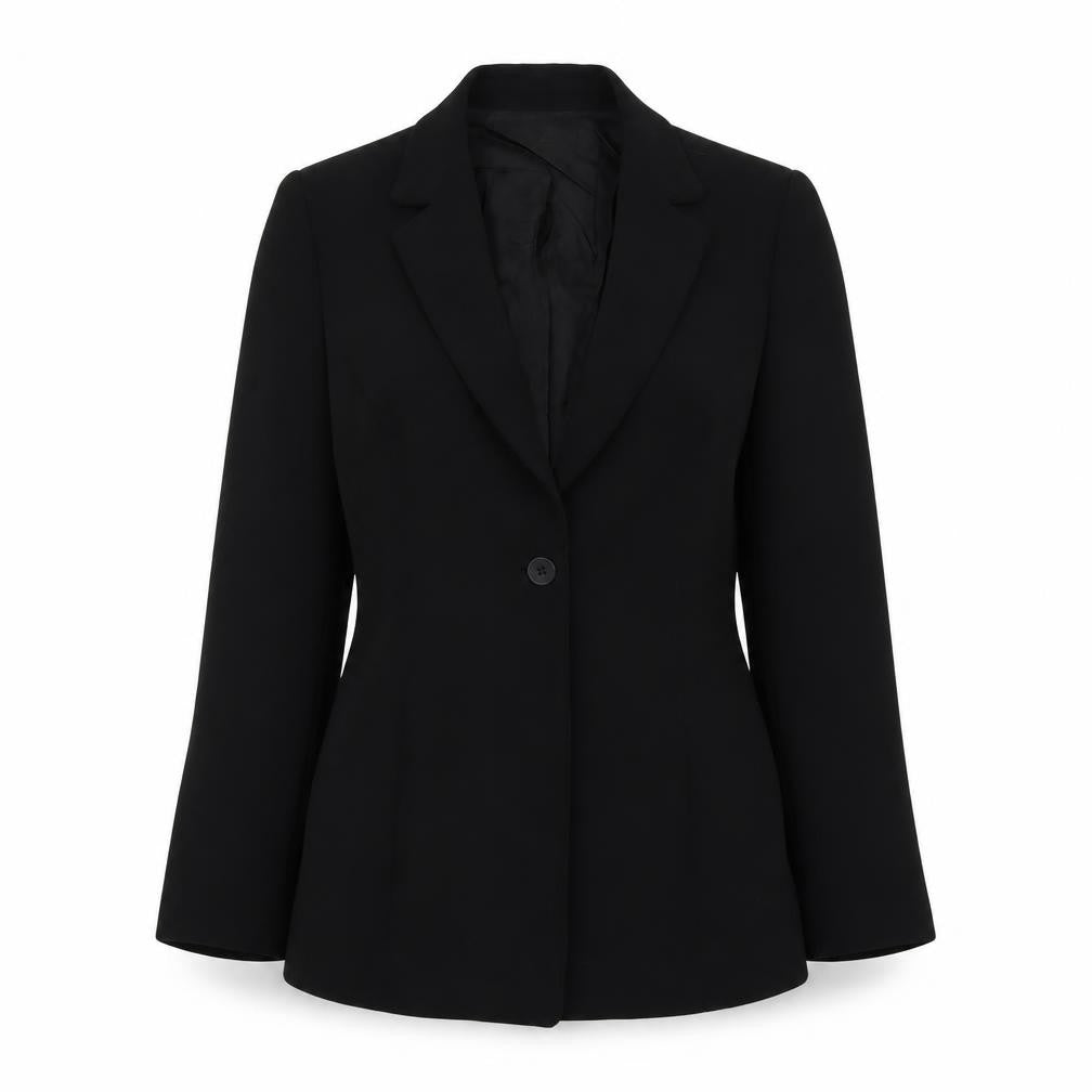 Womens UK Size 8 Debenhams Petites Black Suit Jacket